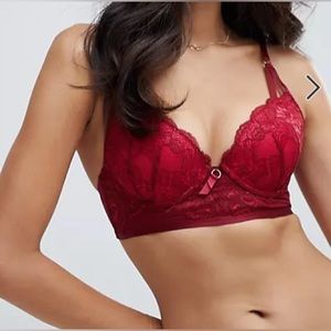 Ann Summers Viola lace plunge longline bra